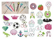 Stickserie ITH - Stifteaufsätze Mix 1